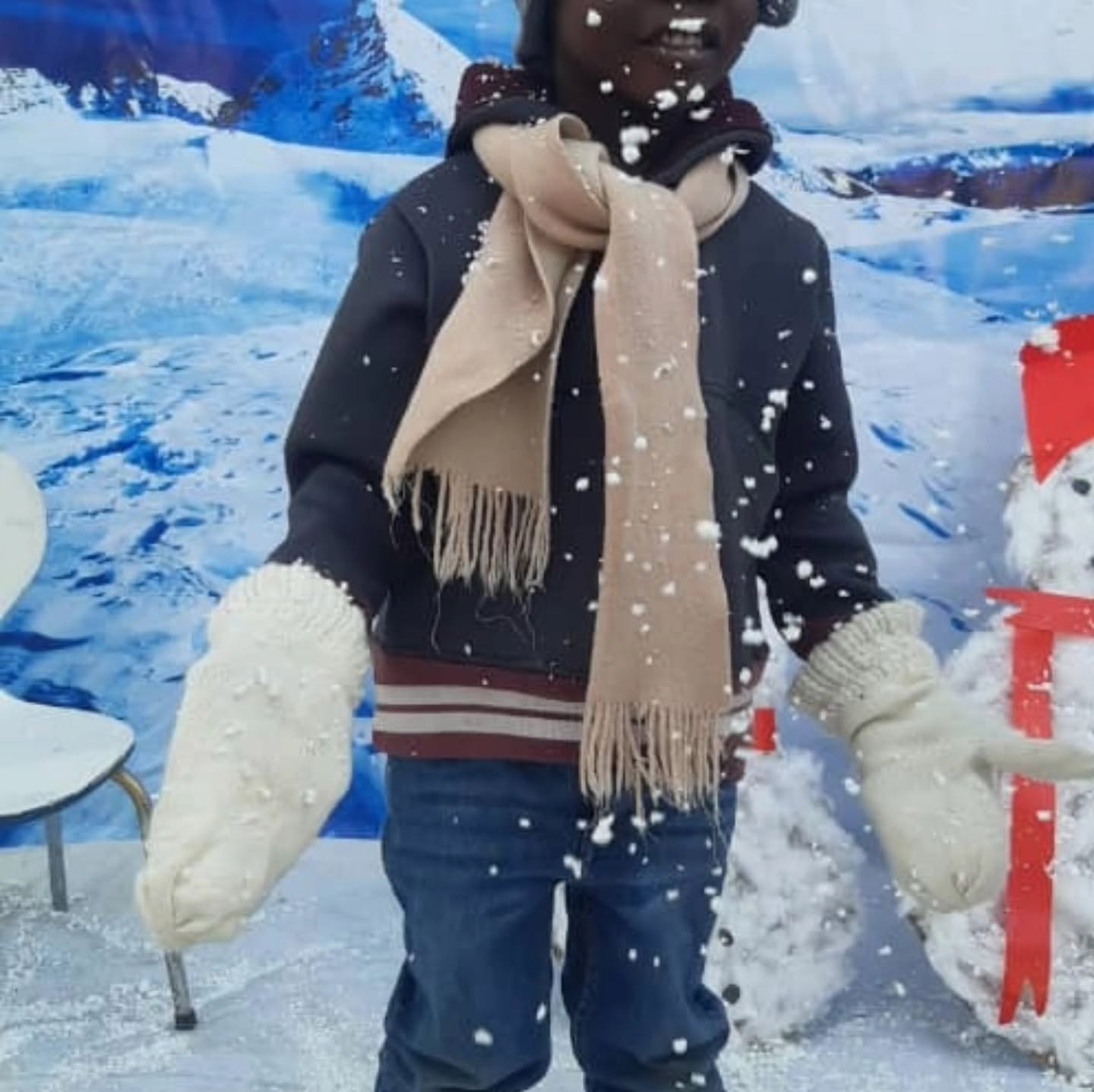 Bundled up for the snow