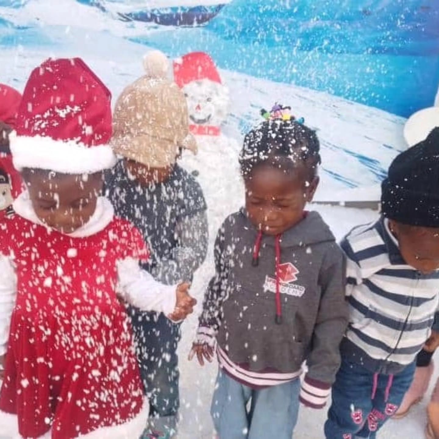 Meeting the snowman