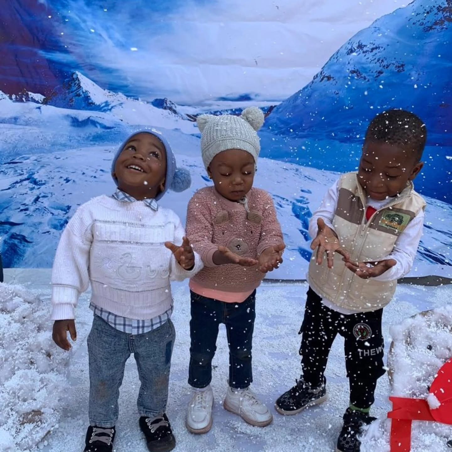 First snow for our littlest ones